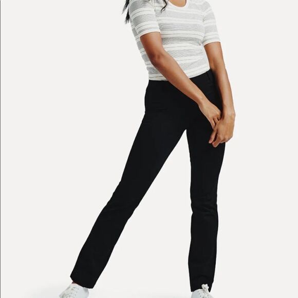 Betabrand 2 pocket dress yoga pants BLK color M petite Short NWT in packag‎ - Picture 1 of 7